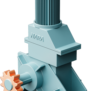Hộp số quay trục (Turning Gear) NARA – động cơ tàu thủy, máy nén, tuabin