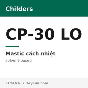 Lớp phủ chắn hơi Childers CP-30 LO Chil-Perm gốc dung môi