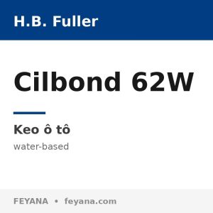 Keo dán ma sát gốc nước CILBOND 62W cho má phanh ô tô