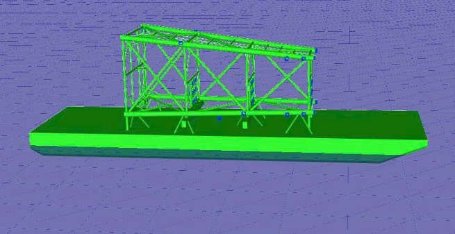Transport barge model - FEYANA