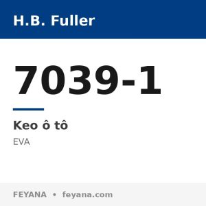 Miếng dán EVA giãn nở nhiệt H.B. Fuller 7039-1 bịt lỗ thân xe