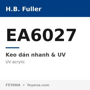 H.B. Fuller EA6027 UV Curable Adhesive for Plastics, Non-Yellowing