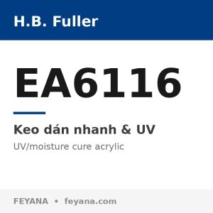 H.B. Fuller EA6116 UV/Moisture Cure Adhesive, Flexible