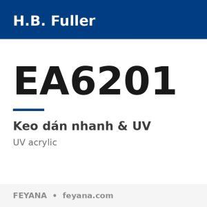 H.B. Fuller EA6201 UV Curable Adhesive for Metal, Glass & Ceramic