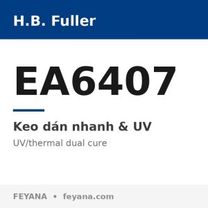 H.B. Fuller EA6407 Black High-Tg UV/Thermal Dual-Cure Adhesive