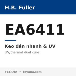 H.B. Fuller EA6411 UV/Thermal Dual-Cure Adhesive for LCP