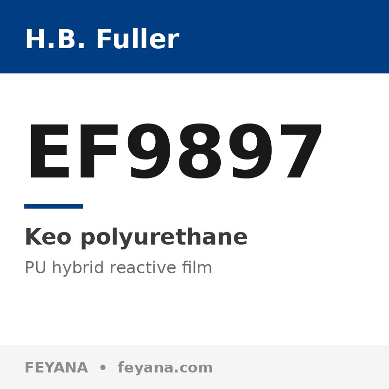 H.B. Fuller EF9897 Flexel PU Hybrid Reactive Film Adhesive, Non-Yellowing