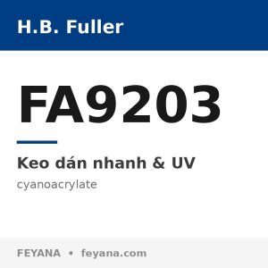 H.B. Fuller FA9203 Low-Odor Low-Bloom Cyanoacrylate