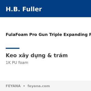 H.B. Fuller FulaFoam Pro Gun Triple Expanding Polyurethane Foam