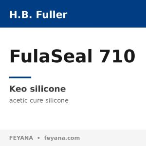 H.B. Fuller FulaSeal 710 Acetic Cure Glazing Silicone Sealant