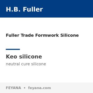H.B. Fuller Fuller Trade Formwork Neutral Cure Silicone