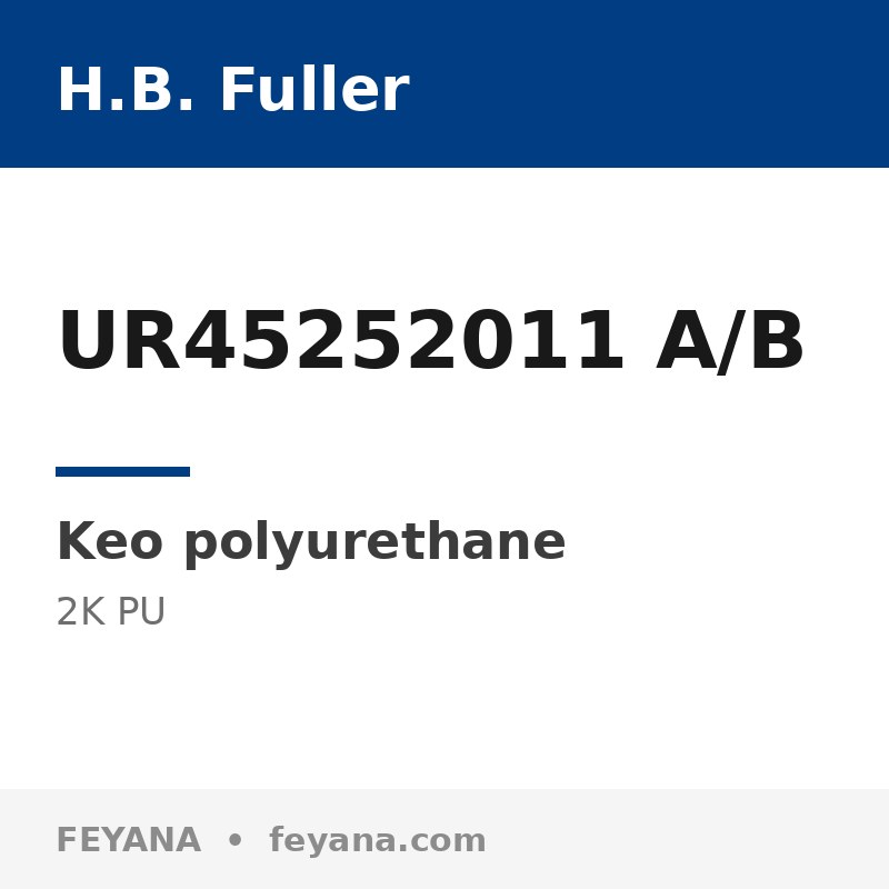 H.B. Fuller UR45252011 A/B 2K Polyurethane Headlamp Adhesive