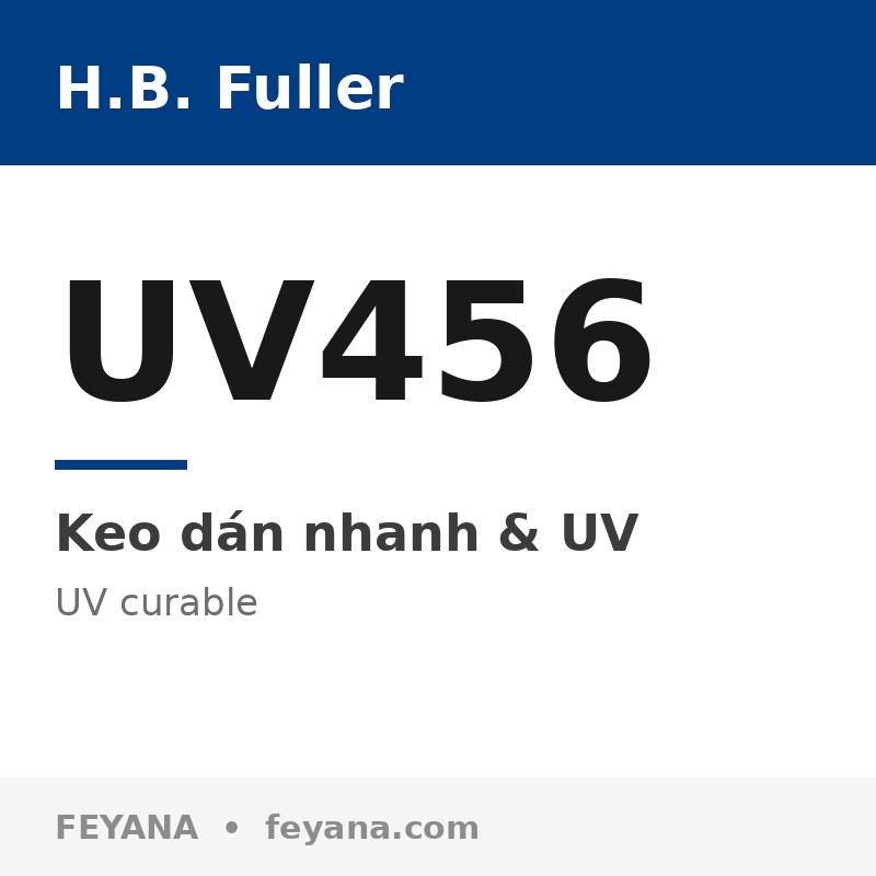 H.B. Fuller UV456 Fast-Cure UV Border Sealant for LCM