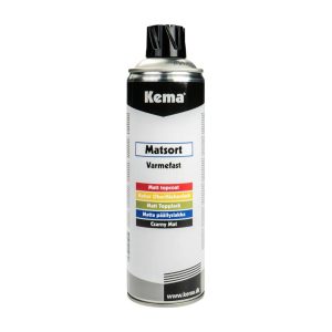 Heat-Resistant Matt Black Spray 700 °C Kema Matsort – Matsort