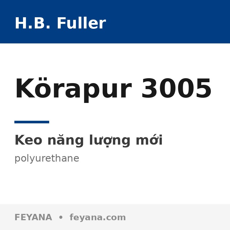 Kömmerling Körapur 3005 PU Structural Adhesive for Battery Packs