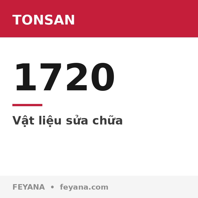 Băng sợi thủy tinh sửa chữa TONSAN 1720