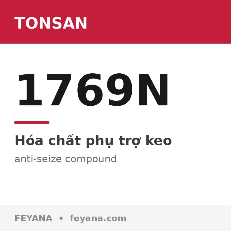 Mỡ bôi trơn molypden TONSAN 1769N