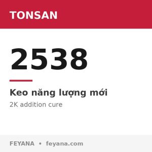 Keo bọc cell pin mặt trời TONSAN 2538 trong suốt, cán ép nhiệt độ thấp