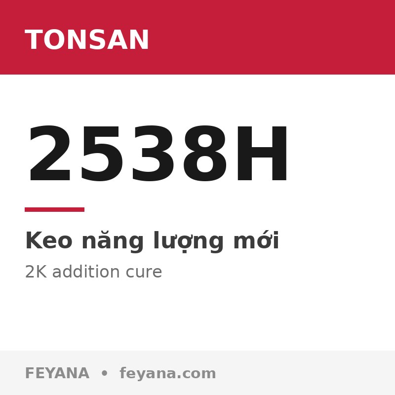 Keo bọc cell pin mặt trời TONSAN 2538H trong suốt, cán ép nhiệt độ cao