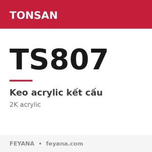 Keo acrylic kết cấu TONSAN TS807 1:1 đa dụng