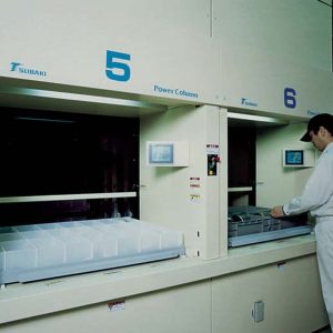 Kho đứng tự động Tsubaki Power Column (vertical lift storage)